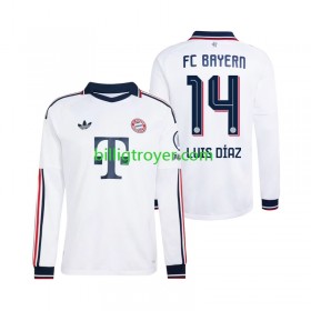 Billige Fotballdrakter Bayern München Luis Diaz 14 Bortedraktsett 2026/27 Langermet